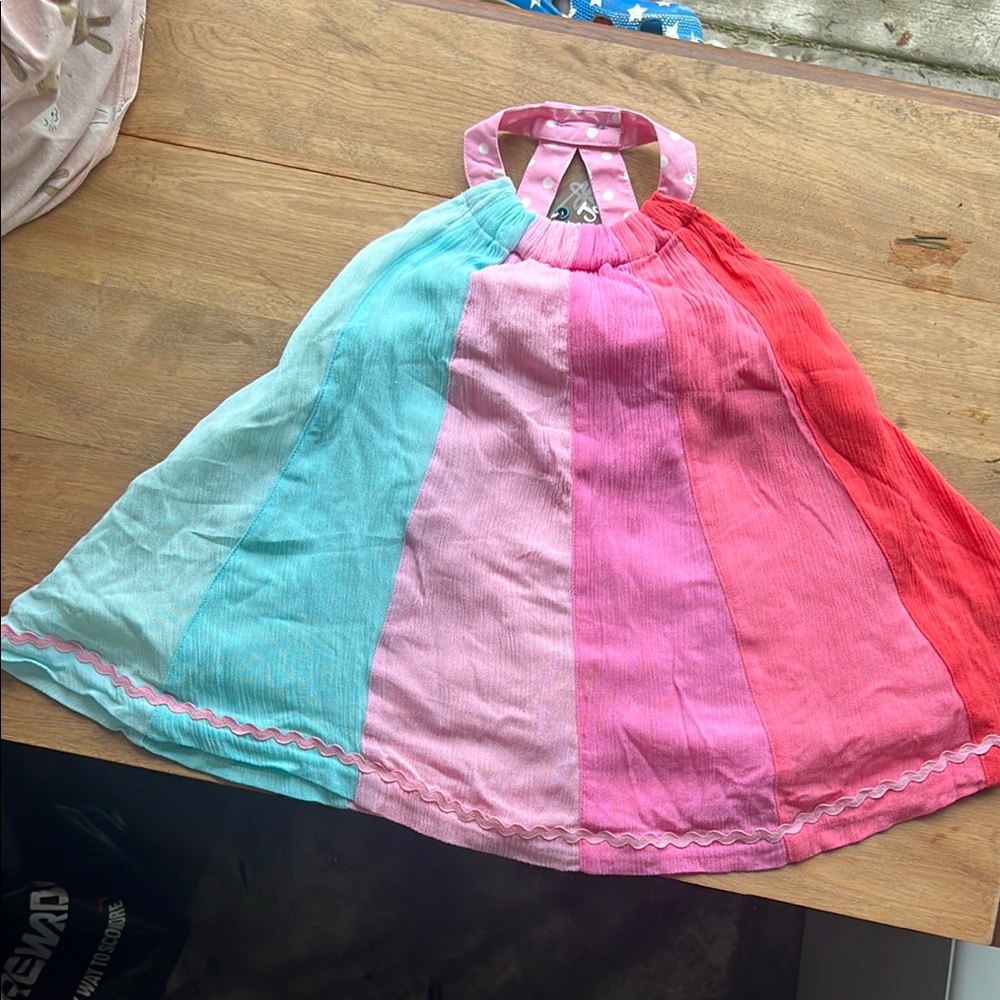 Colorful Halter Dress - Picture 4 of 4